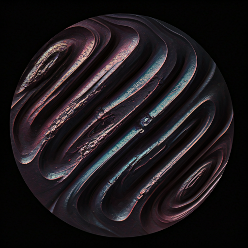 Microscopic detail of tattoo ink